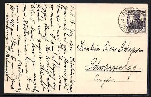 AK Dresden, Landestheater mit Springbrunnen