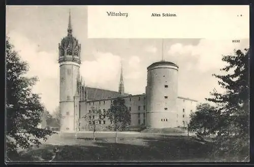 AK Wittenberg / Lutherstadt, Altes Schloss