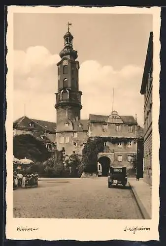 AK Weimar / Thüringen, Schlossturm