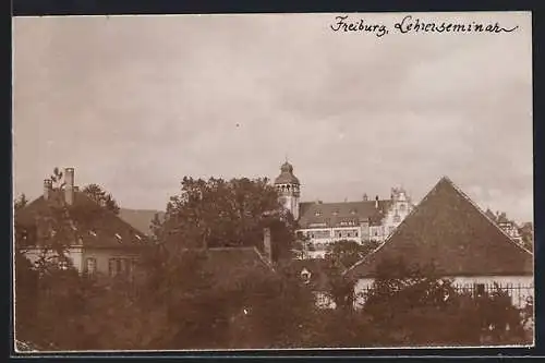 AK Freiburg / Breisgau, Blick auf das Lehrerseminar