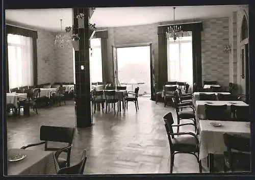 AK Würzburg, Hotel Steinburg, Saal