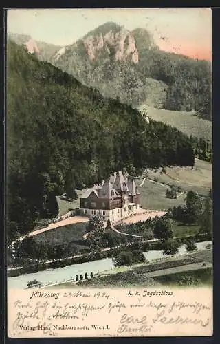 AK Mürzsteg, Das k. k. Jagdschloss