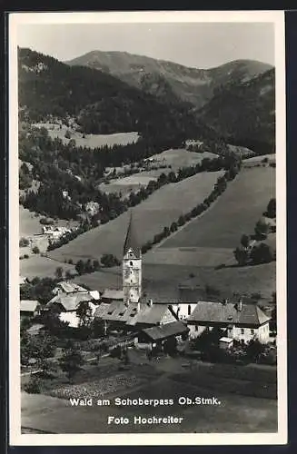 AK Wald am Schoberpass, Ortsansicht mit der Kirche