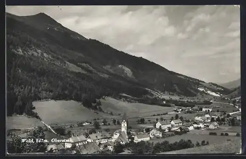 AK Wald /Oberstmk., Ortsansicht im Tallauf