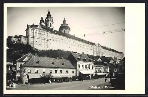 AK Melk a. d. Donau, Gasthaus zum grünen Baum, Stift