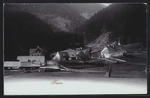 AK Frein /Mürz, Ortsansicht mit Kirche