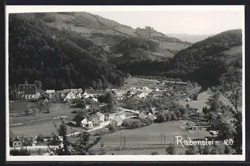 AK Rabenstein /N. Ö., Ortsansicht aus der Vogelschau