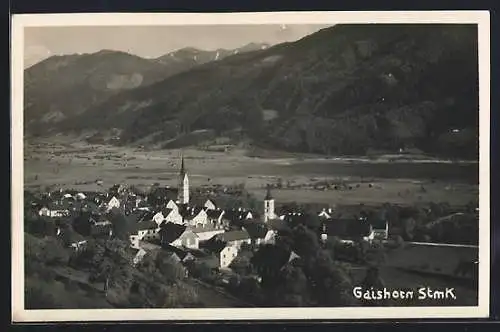 AK Gaishorn /Stmk., Ortsansicht aus der Vogelschau