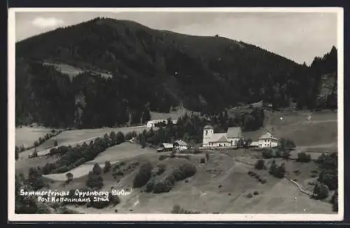 AK Rottenmann, Oppenberg, Ortsansicht mit der Kirche