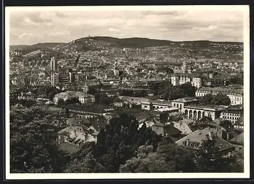 AK Stuttgart, Blick nach dem Hafenberg