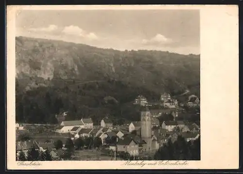 AK Gerolstein /Eifel, Munterley mit Erlöserkirche