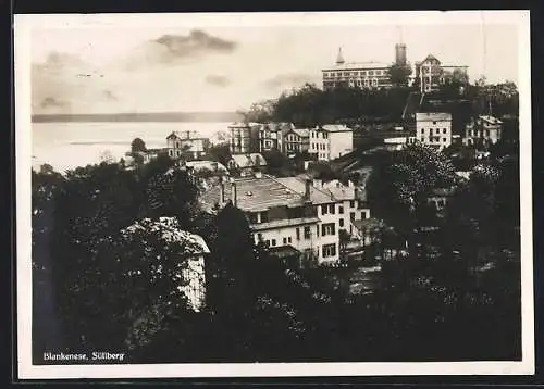 AK Hamburg-Blankenese, Süllberg mit Wasserblick