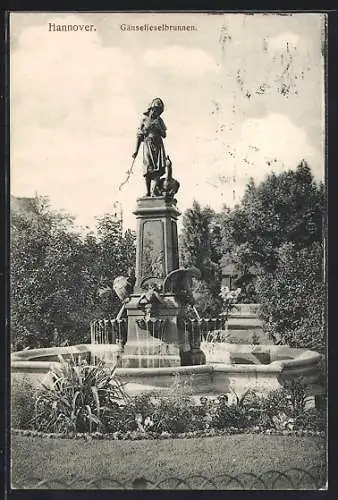 AK Hannover, Am Gänselieselbrunnen