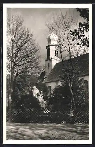 AK Gutach / Schwarzwaldbahn, Kriegsgefallenen-Denkmal & Kirche