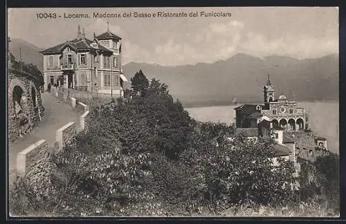 AK Locarno, Madonna del Sasso e Ristorante del Funicolare