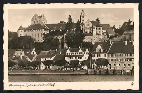 AK Meersburg a. B., Teilansicht mit Altes Schloss