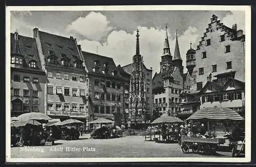 AK Nürnberg, Blick über den Platz