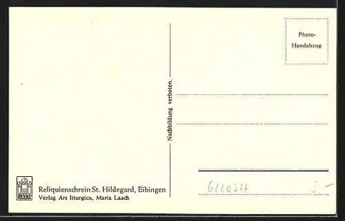 AK Eibingen, Reliquienschrein St. Hildegard