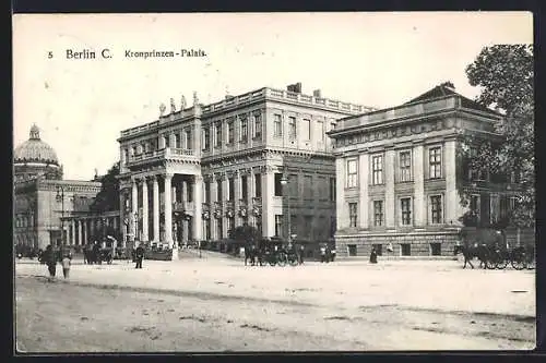 AK Berlin, Partie beim Kronprinzen-Palais