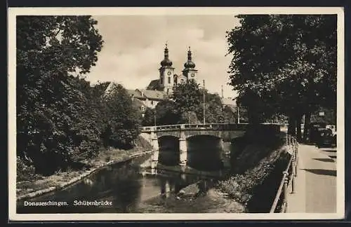 AK Donaueschingen, Schützenbrücke