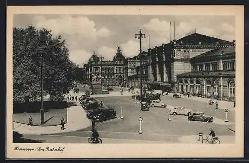 AK Hannover, am Bahnhof