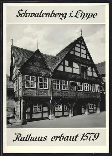 AK Schmalenberg, i. Lippe, Das Rathaus