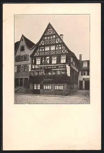 AK Bad Kissingen, Weigand`s Gasthaus am Marktplatz