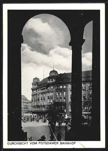 AK Berlin-Tiergarten, Hotel Der Fürstenhof, Potsdamer Platz