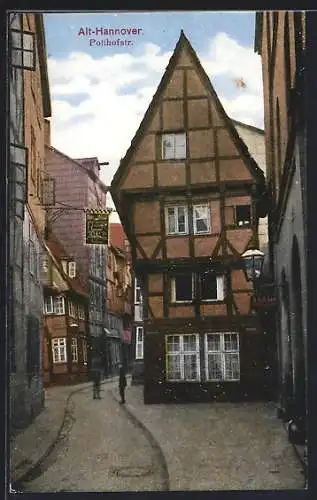 AK Alt-Hannover, in der Potthofstrasse