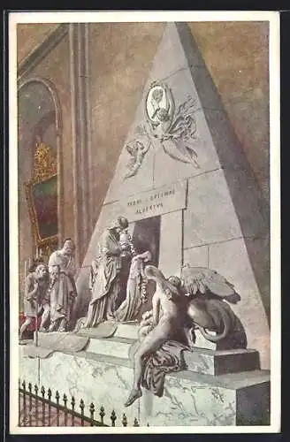 Künstler-AK R. Preuss: Wien, Christinen-Denkmal in der Augustinerkirche