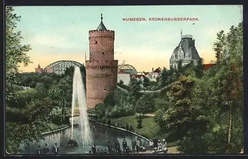AK Nijmegen, Brunnen im Kronenburgerpark