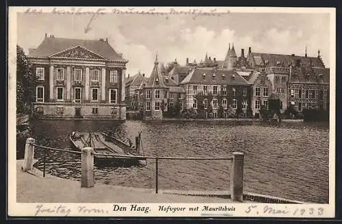 AK Den Haag, Hofvyver met Mauritsbuis