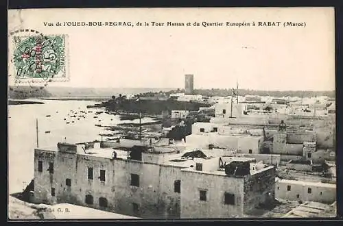 AK Rabat, Oued-Bou-Regrag, de la Tour Hassan et du Quartier Européen