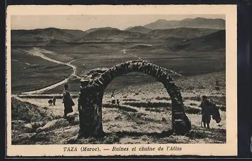 AK Taza, Ruines et Chaine de l`Atlas