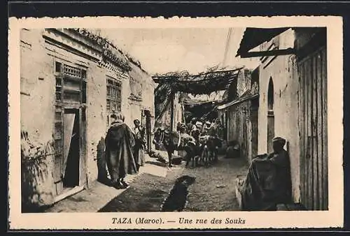 AK Taza, Une rue des Souks