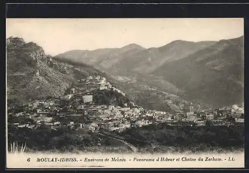 AK Moulay-Idriss, Panorama d`Hibeur et Chaine du Zerham