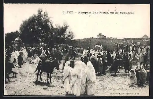 AK Fez, Rempart Bab-Ftouh, vu de Vendredi