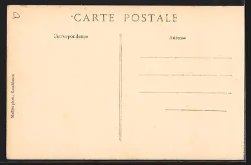 AK Casbah Tadla, Chute de l`Aviateur Lt. de Lamorlay, Par suite de fausses indications d`atterrisage