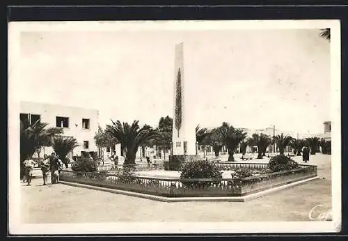 AK Oujda, Monument aux Morts