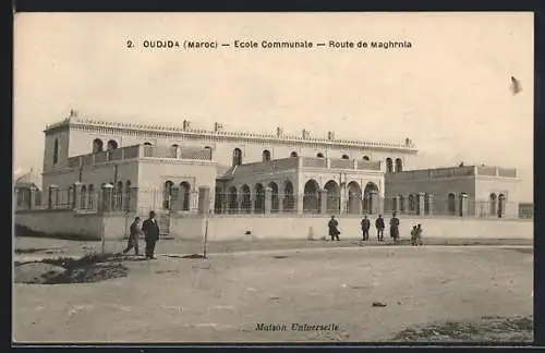 AK Oudjda, Ecole Communale, Route de Maghrnia