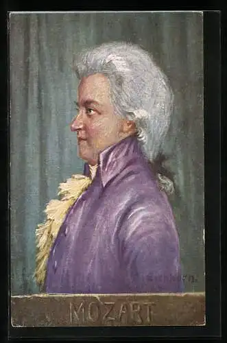AK Wolfgang Amadeus Mozart, Musiker