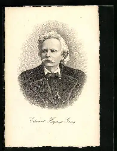 AK Edward Hagerup Grieg, Komponist