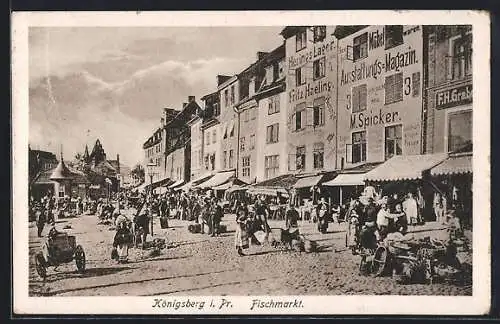 AK Königsberg, Partie am Fischmarkt