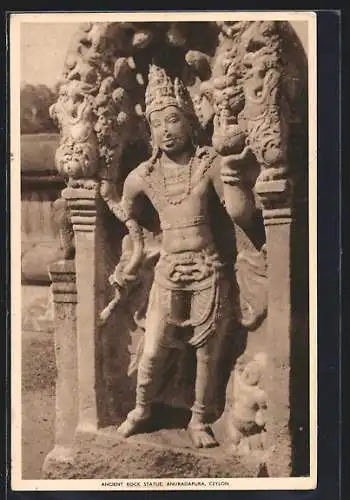 AK Anuradapura, Ancient Rock Statue