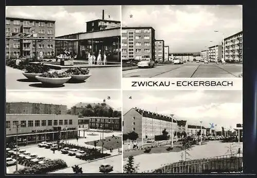 AK Zwickau-Eckersbach, Versorgungszentrum, Kosmonautenstrasse