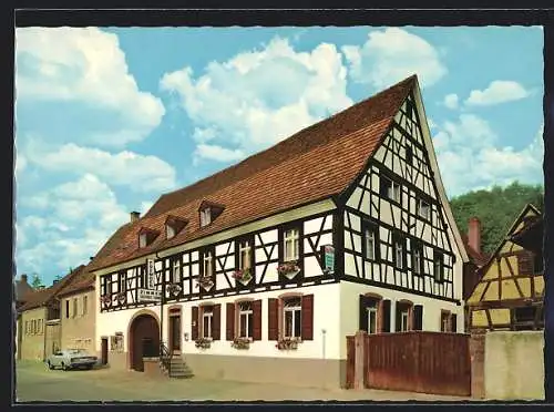 AK Bötzingen a. K., Gasthaus zur Sonne M. Baumann