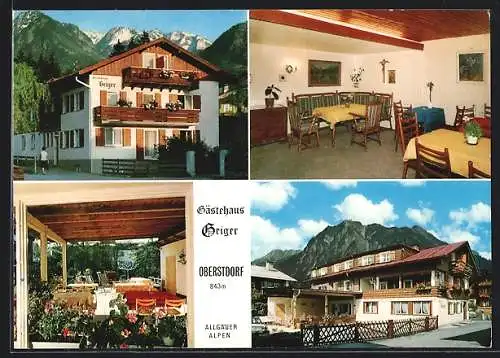 AK Oberstdorf, Gästehaus Geiger, Frohmarkt 5