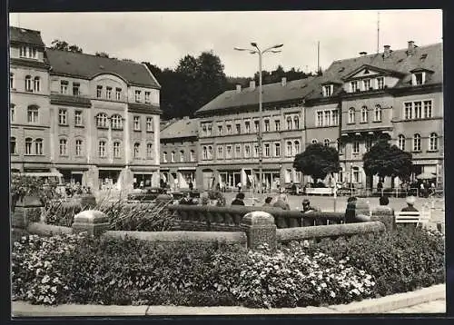 AK Sebnitz /Sa., Am Markt