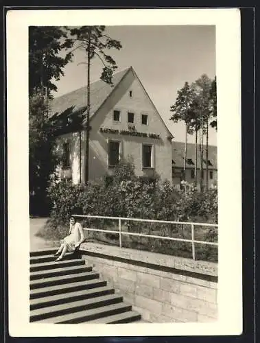 AK Hermsdorf /Th., HO-Rasthof Hermsdorfer Kreuz