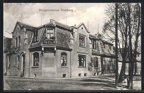 AK Rietberg, Progymnasium mit Strasse